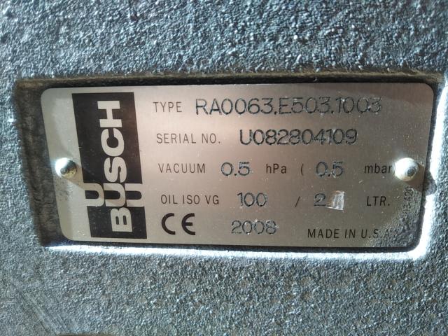 BUSCH RA0063 真空ポンプ