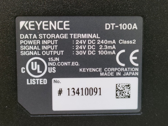 KEYENCE データストレージターミナル DT-100A 未使用品(中古 KEYENCE データストレージターミナル DT-100A 未使用品(中古
