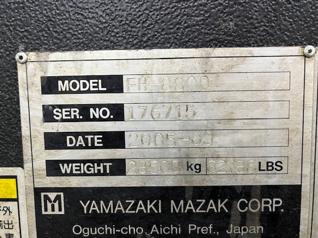 ヤマザキマザック FH-8800 横マシニング