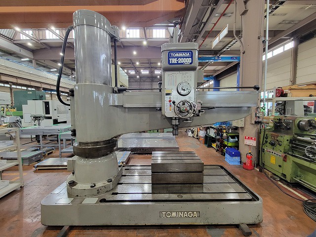 富永鉄工所 TRE-2000 2000mmラジアルボール盤