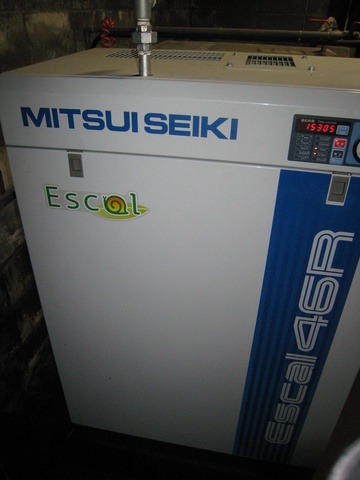 三井精機工業 ESCAL46R 3.7kwコンプレッサー