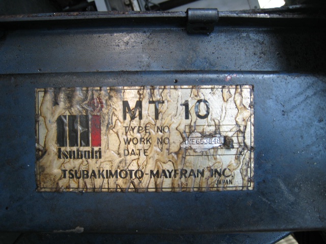 椿本メイフラン MT-10 チップコンベアー