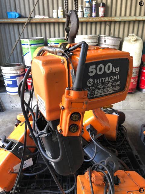 日立 HITACHI 1/2S2 0.5T電動チェーンブロック