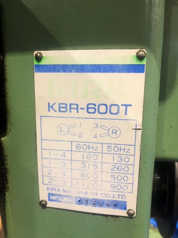 キラコーポレーション KBR-600T 600mmラジアルボール盤