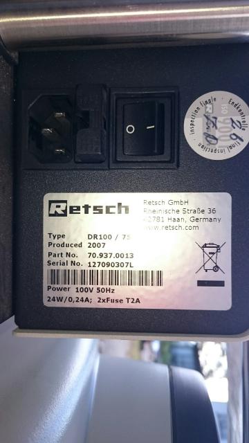 Retsch ZM200 超遠心粉砕機
