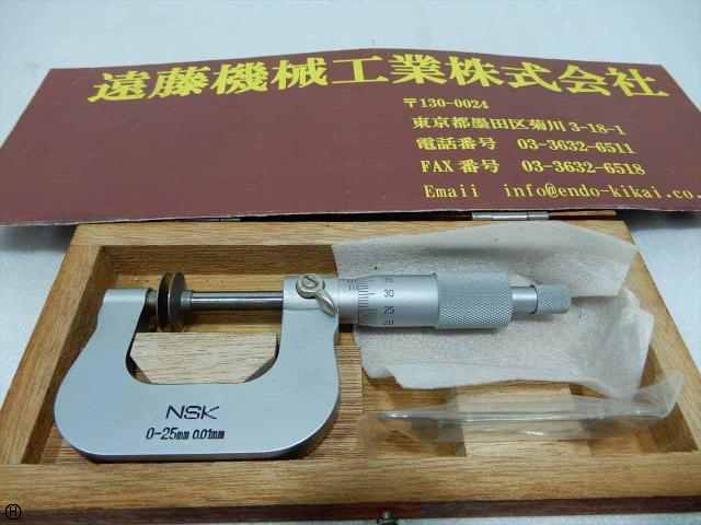日本測定 NSK E01-M 歯厚マイクロメーター