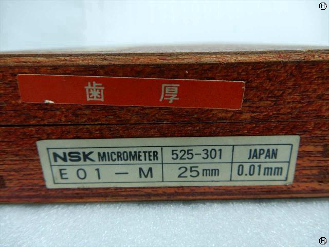 日本測定 NSK E01-M 歯厚マイクロメーター