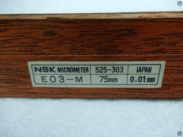 日本測定 NSK E03-M 歯厚マイクロメーター
