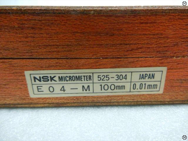 日本測定 NSK E04-M 歯厚マイクロメーター