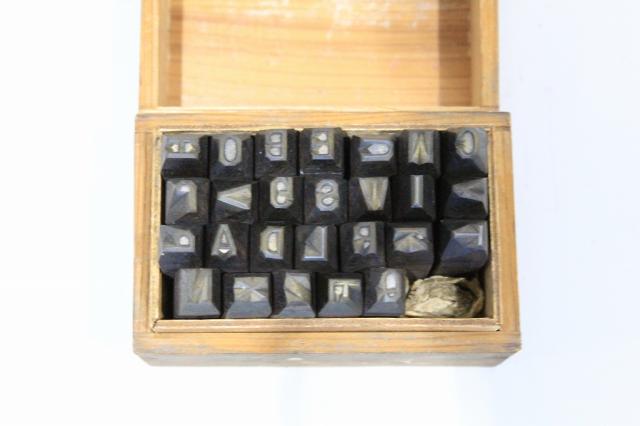  英文字セット 文字高7mm 刻印セット