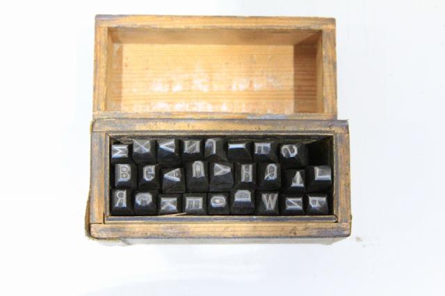  英文字セット 文字高5mm 刻印セット
