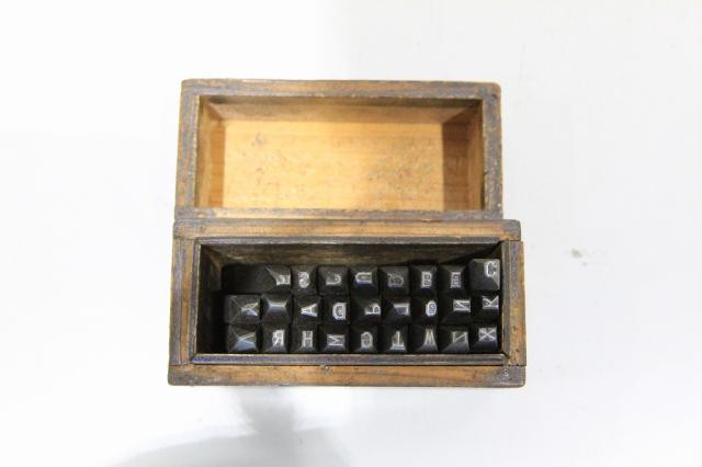  英文字セット 文字高3mm 刻印セット