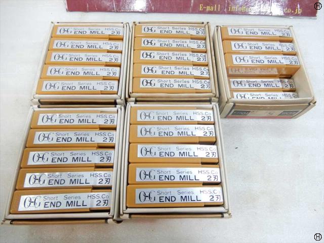 OSG ShortSeries Hss, Co エンドミル 2枚刃