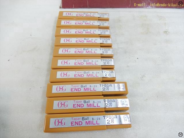 OSG TPBDR 2刃 R5×0.5° テーパーボールエンドミル