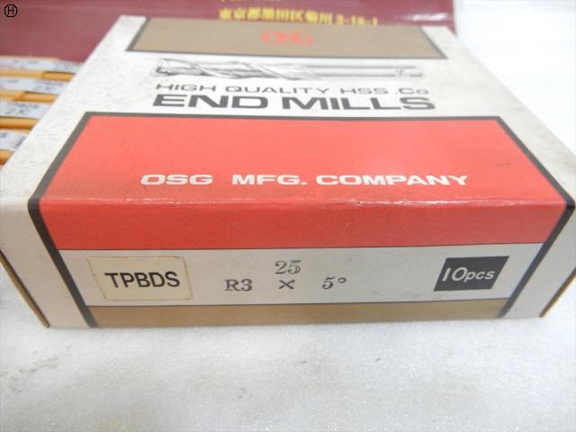 OSG TPBDS 2刃 R3×5° テーパーボールエンドミル