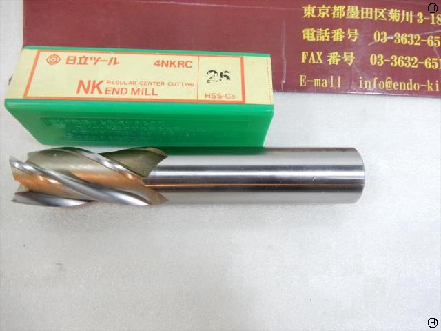 日立ツール NKエンドミル 4枚刃 4NKRC25 1本 エンドミル 4枚刃