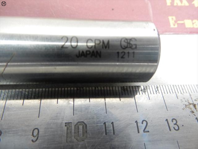 OSG 刃径20mm CPM 1本 エンドミル 3枚刃