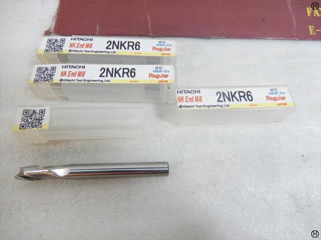 日立ツール 2NKR6 刃径6mm 3本 エンドミル 2枚刃