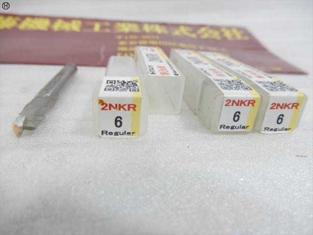 日立ツール 2NKR6 刃径6mm 3本 エンドミル 2枚刃