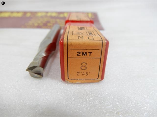 KOBELCO 2MT 刃径8mm 2°45′1本 テーパーエンドミル 2枚刃