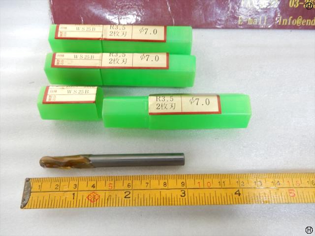 日立ツール BES-2070 R3.5mm 3本 スパイラルボールエンドミル 2枚刃