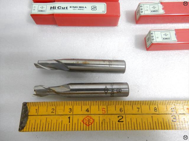 KOBELCO 2SS 刃径8mm 10本 エンドミル 2枚刃