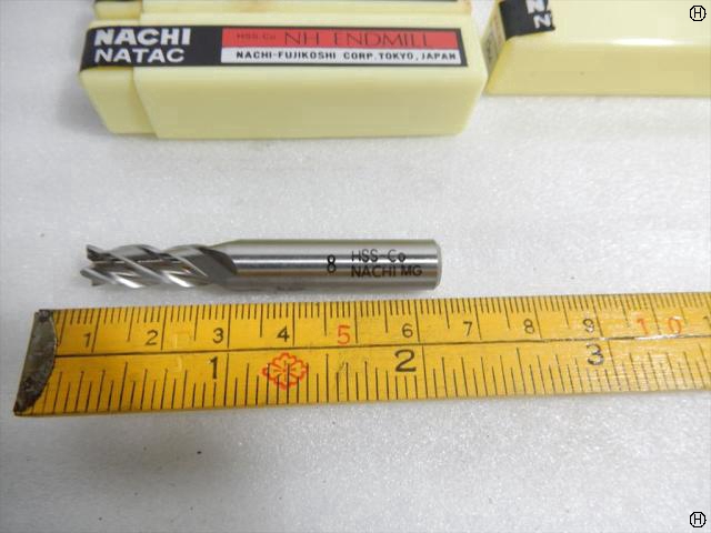 不二越 Nachi 8S4 刃径8mm 9本 エンドミル 4枚刃
