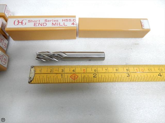 OSG EMS10 刃径10mm 5本 ショートエンドミル 4枚刃