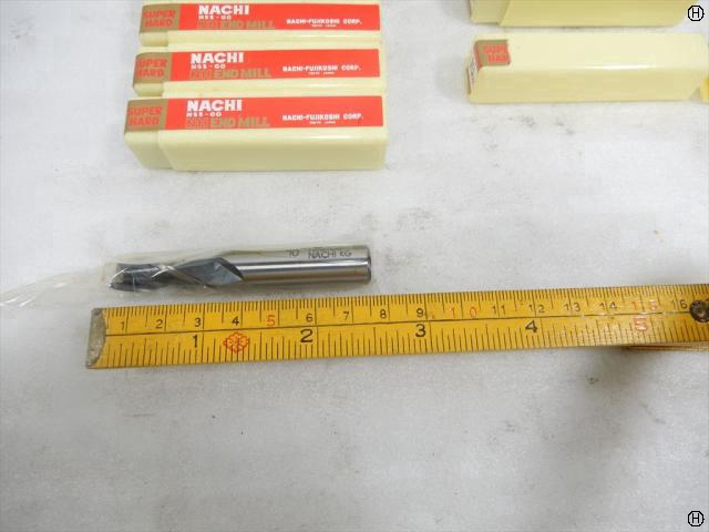 不二越 Nachi SUPER HARD 10S2 刃径10mm 8本 エンドミル 2枚刃