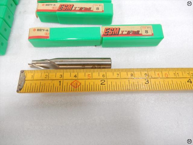 日立ツール ESM8 2Ft 刃径8mm 9本 エンドミル 2枚刃
