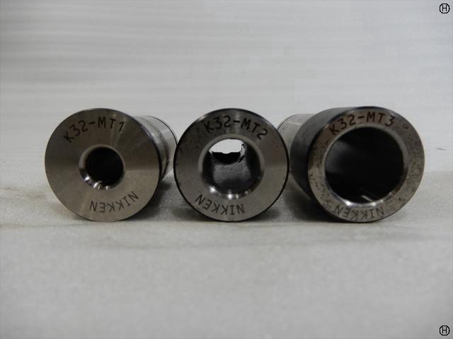 日研工作所 K32-MT1, K32-MT2, K32-MT-3 テーパーコレット
