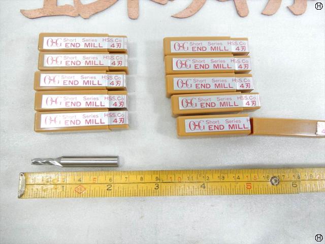 OSG EMS5 刃径5mm 10本 エンドミル 4枚刃