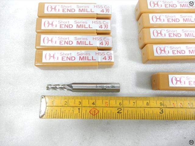 OSG EMS5 刃径5mm 9本 エンドミル 4枚刃