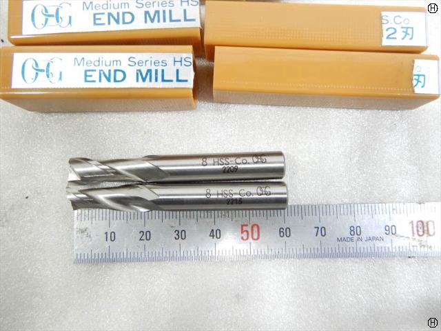 OSG EDN8 10本 未使用 エンドミル 2枚刃
