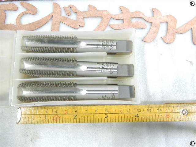 田野井製作所 M22×2,5×3本 ハンドタップ
