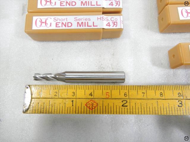 OSG EMS5 刃径5mm 10本 未使用 ショートエンドミル 4枚刃