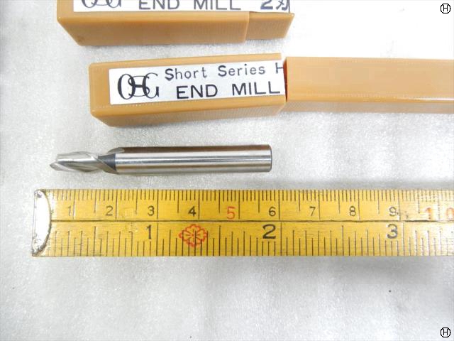 OSG EDS6 刃径6mm 8本 未使用 ショートエンドミル 2枚刃