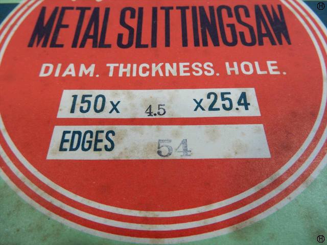 SANKYO TOOL 150×4.5×25.4 2枚 メタルスリッティングソー