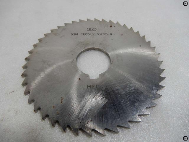 日本工具製作所 100×2.5×25.4 1枚 メタルスリッティングソー