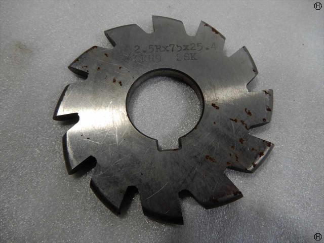 三晃精密工具 SSK 2.5R×75×25.4 外丸フライス