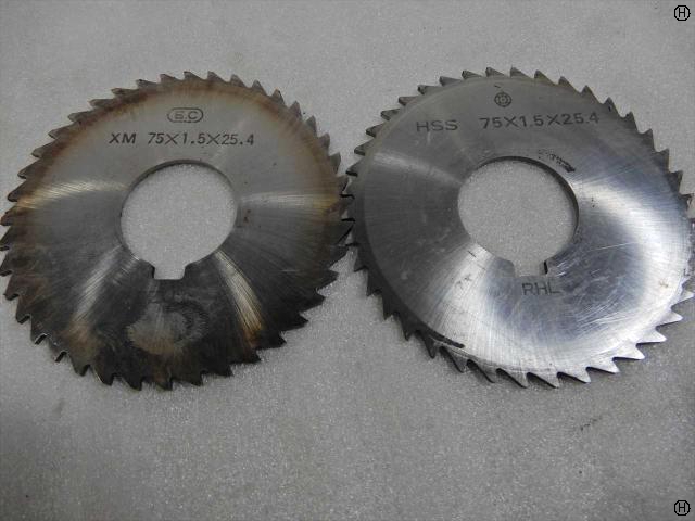 日立ツール 75×1.5×25.4 2枚 サイドカッター