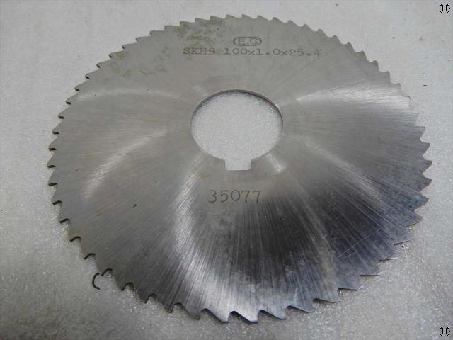 日本工具製作所 100×1.0×25.4 メタルスリッティングソー