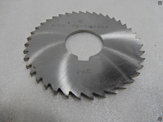 日立ツール 75×2.0×25.4 メタルスリッティングソー