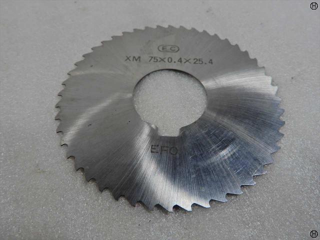 日本工具製作所 75×0.4×25.4 メタルスリッティングソー