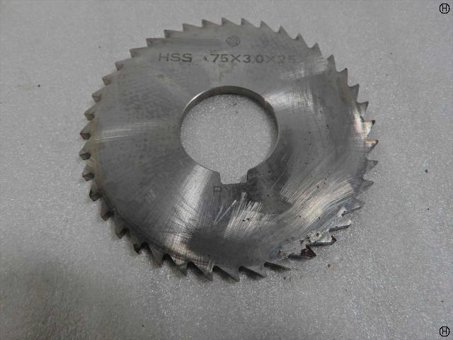 日立ツール 75×3.0×25.4 メタルスリッティングソー