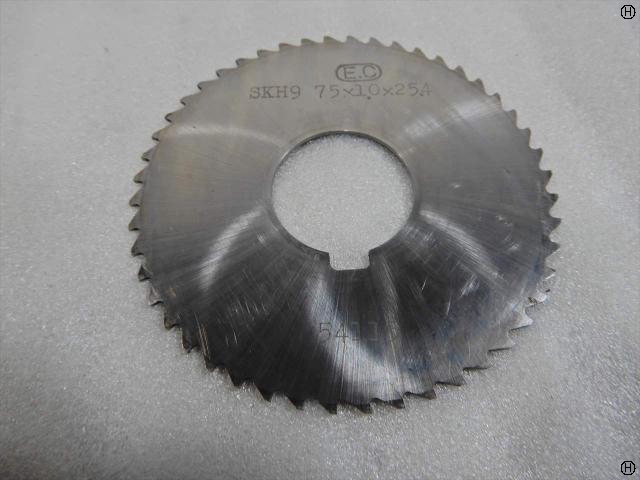 日本工具製作所 75×1.0×25.4 メタルスリッティングソー