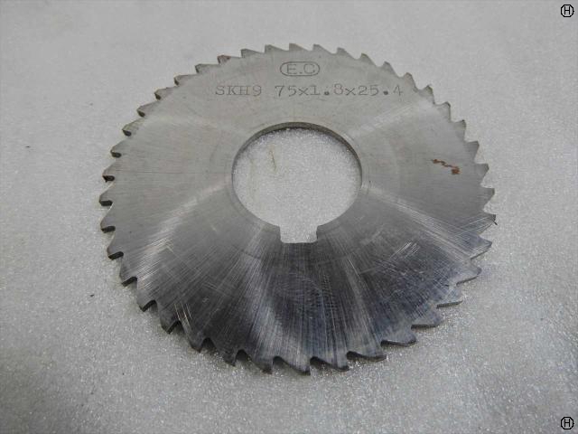 日本工具製作所 75×1.8×25.4 メタルスリッティングソー