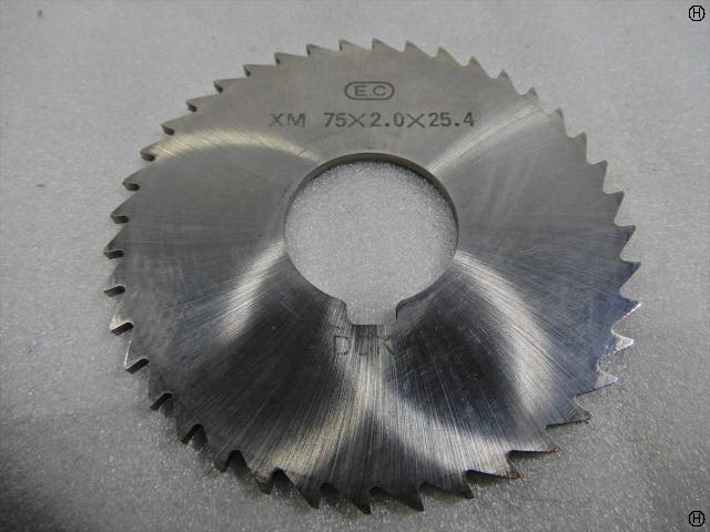 日本工具製作所 75×2.0×25.4 メタルスリッティングソー
