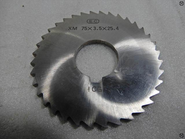 日本工具製作所 75×3.5×25.4 メタルスリッティングソー
