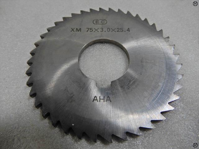 日本工具製作所 75×3.0×25.4 メタルスリッティングソー